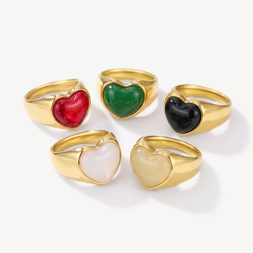 Sweetheart Gemstone Ring