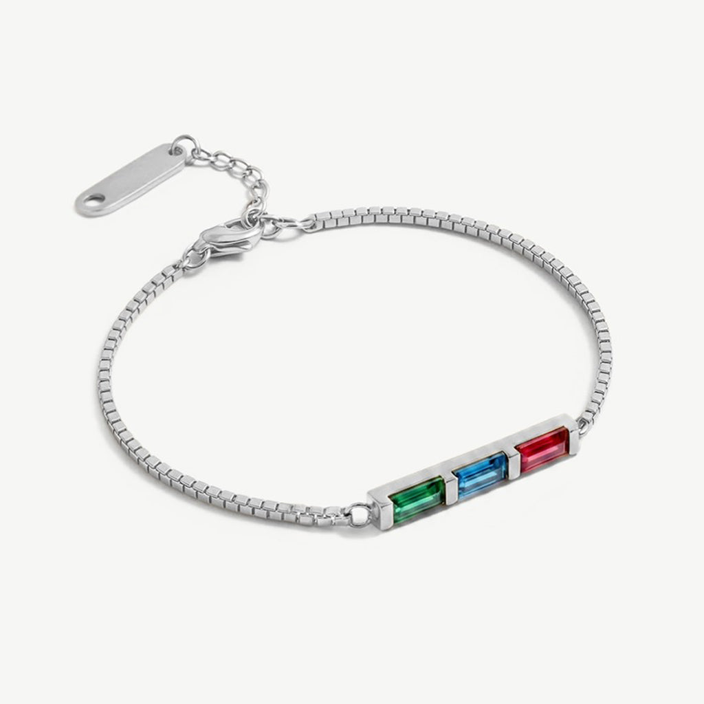 Birthstone Bar Bracelet