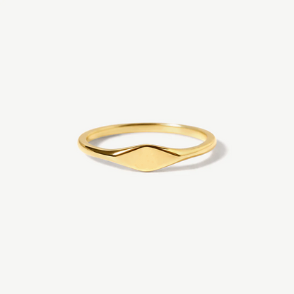 Dainty Initial Ring