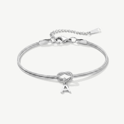 Initial Knot Bracelet