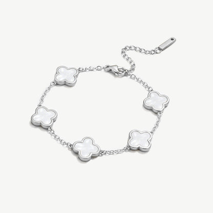 Pearl Clover Bracelet