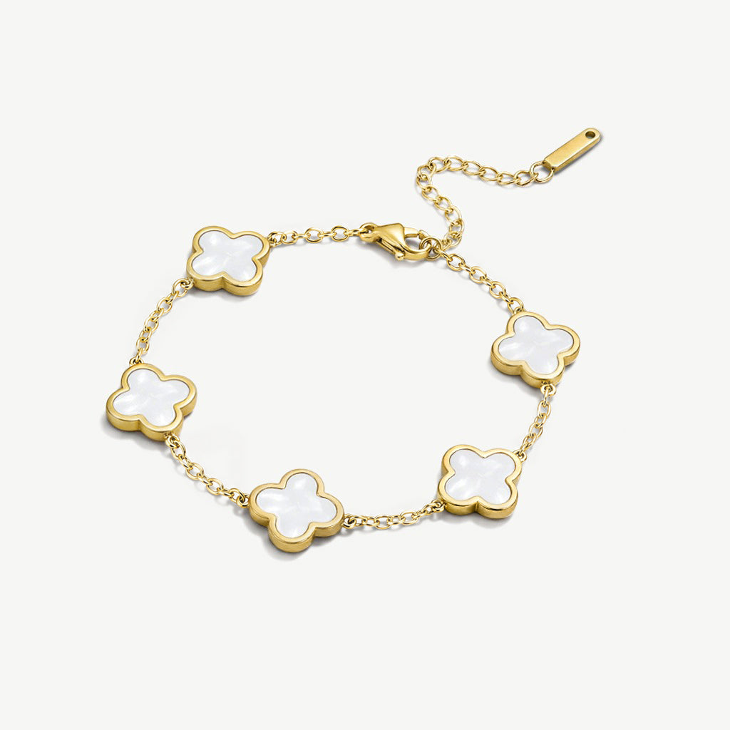Pearl Clover Bracelet